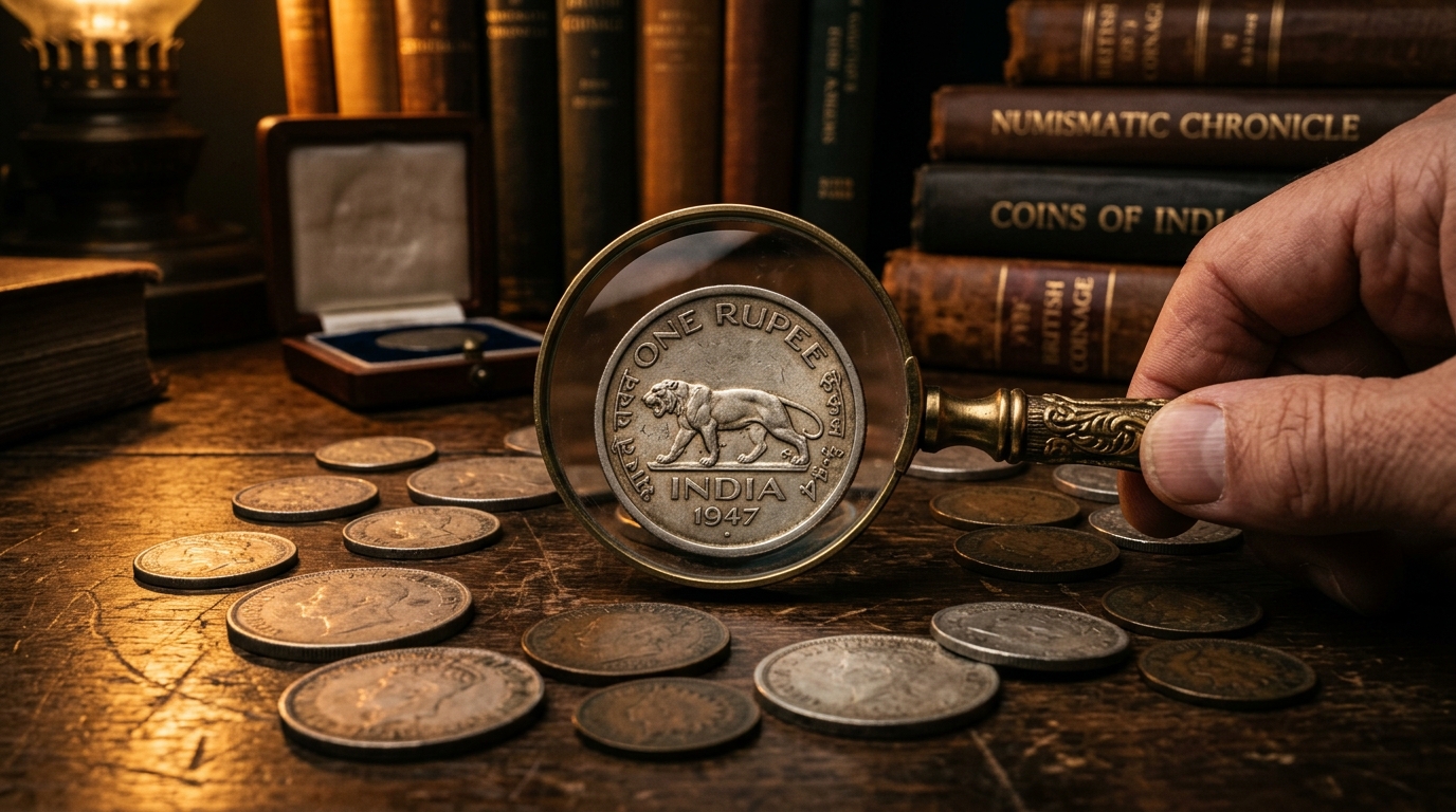 2 Rupees – George VI Silver Coin (1938–1945) – Authentic Certified Specimen