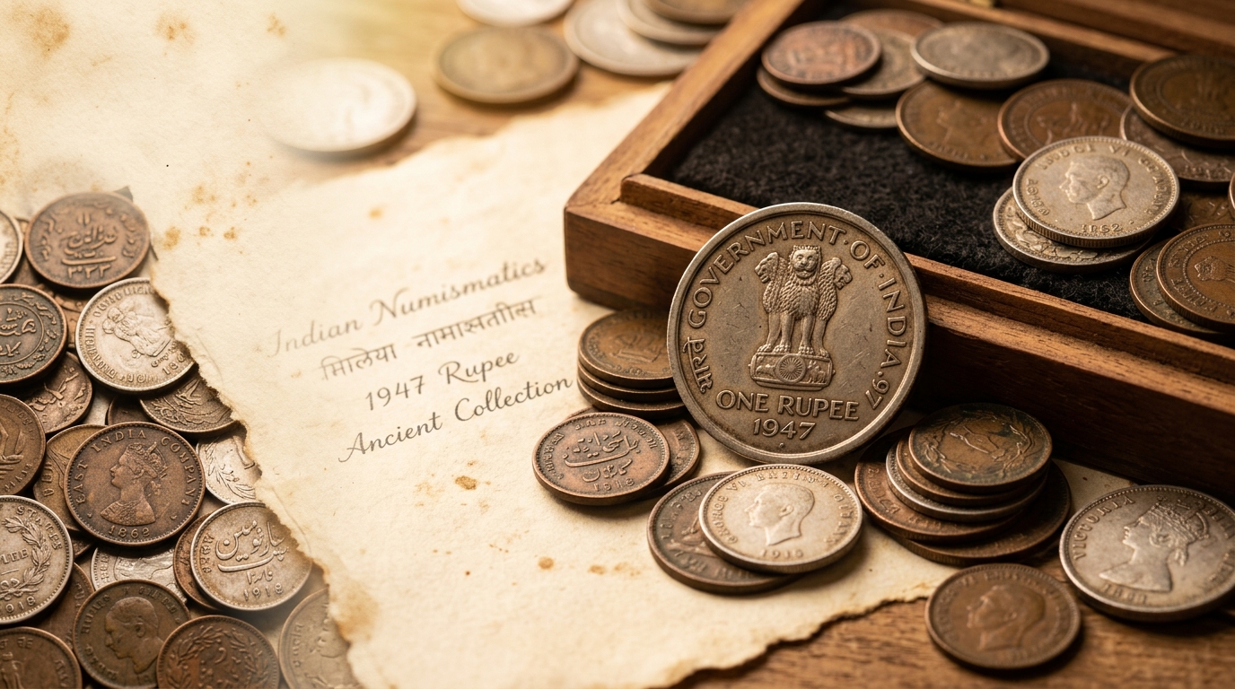 Vintage Indian Rare Coins