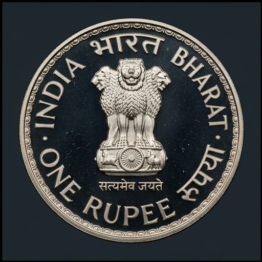 1964 Jawaharlal Nehru 1 Rupee – India's First Commemorative Coin (Proof Restrike)